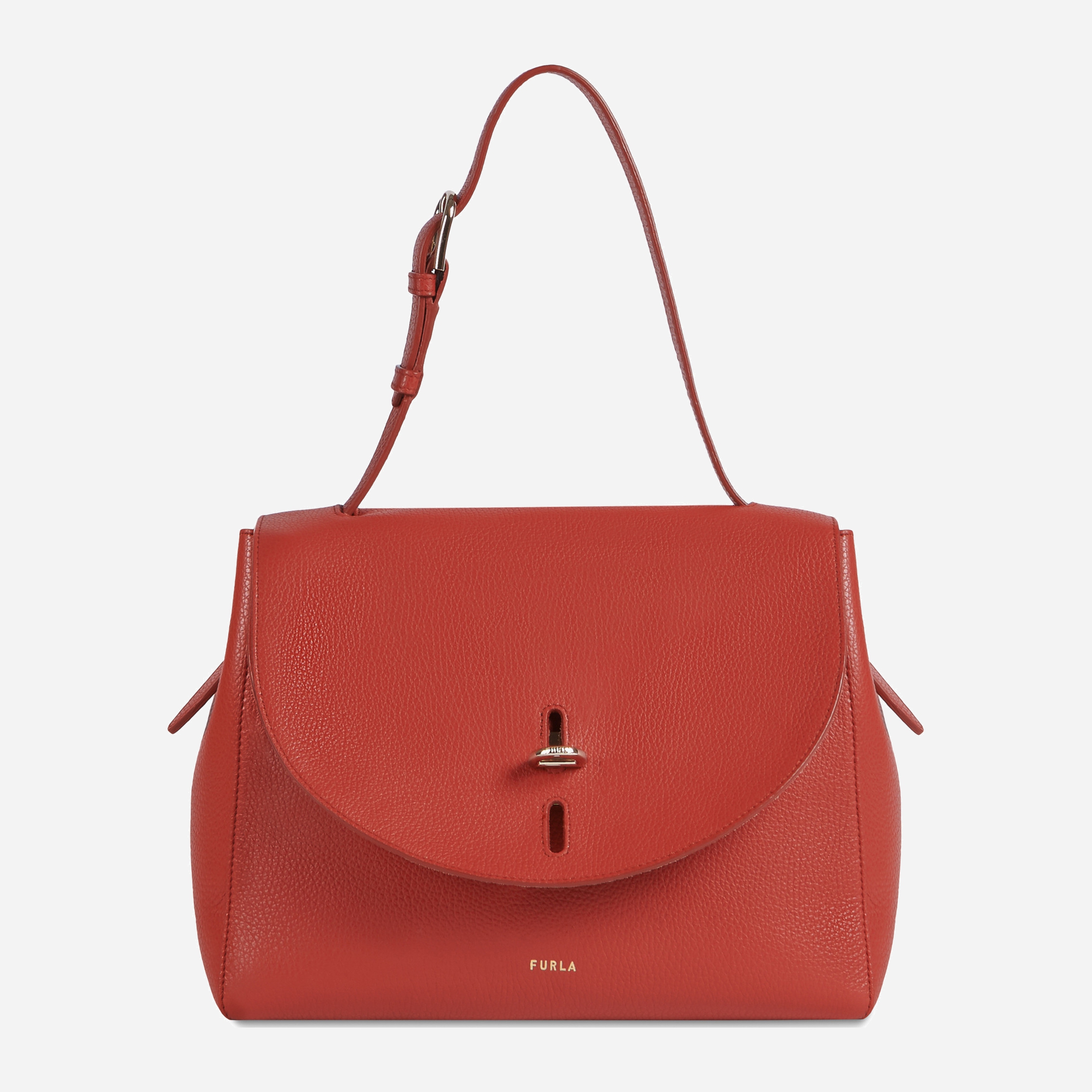

Сумка женская кожаная Furla Net M Top Handle BAFQFUA Красная