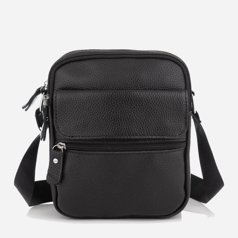 

Мужская сумка кожаная Tiding Bag NM20-1812A Черная