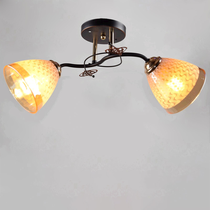 

Люстра стельова Light House SC-15390/2A BK+FG чорна
