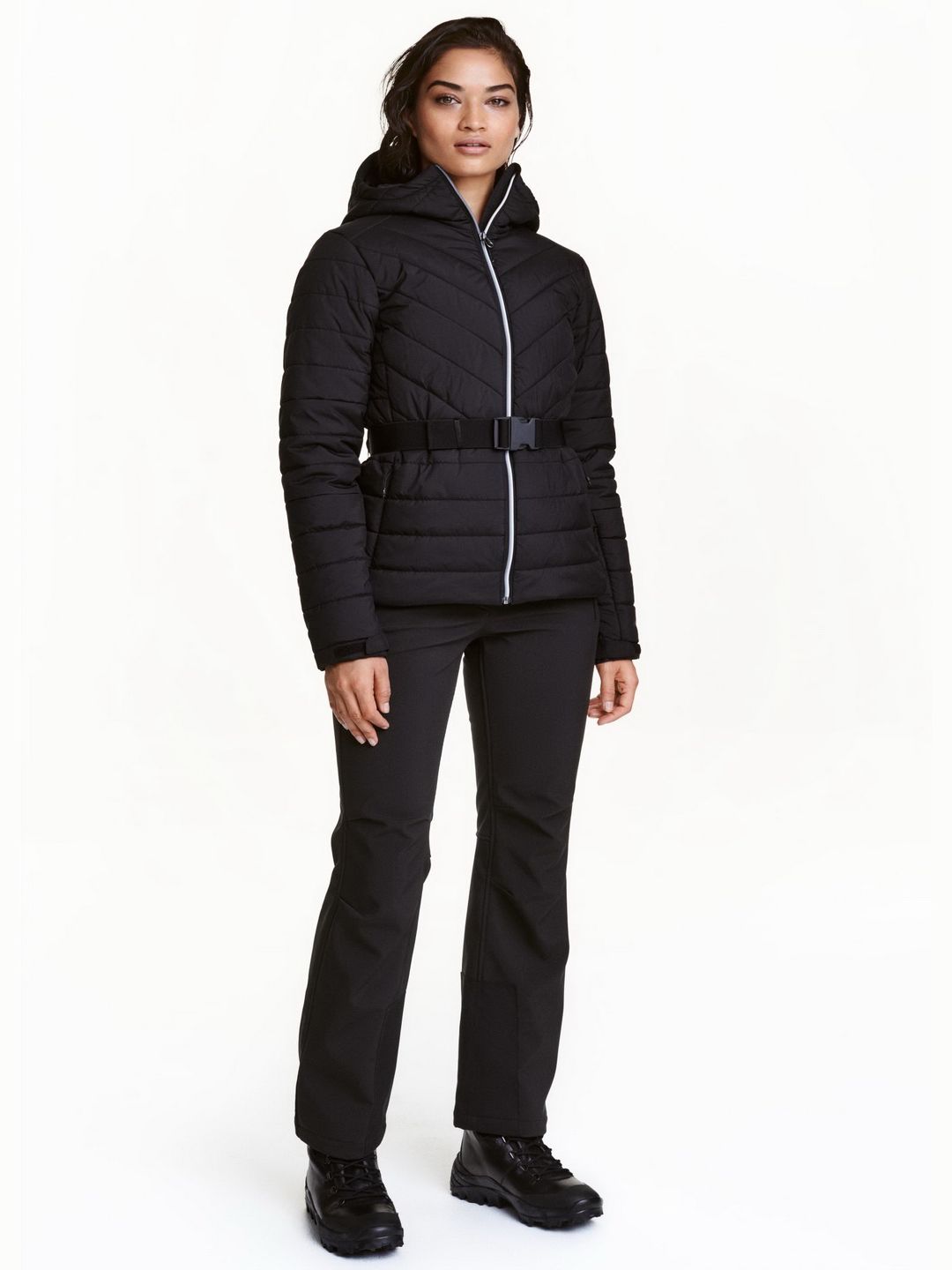 

Лыжные брюки H&M Sport 0410217-4 36 Черные (СА2000001643020)
