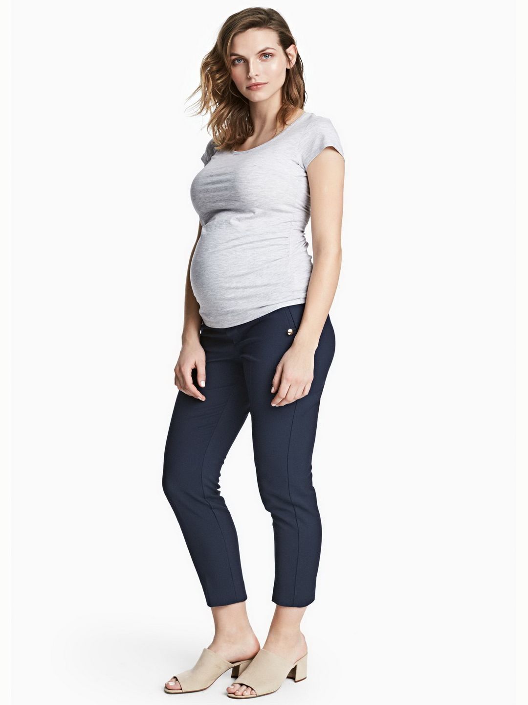 

Брюки для беременных H&M Mama 0520563-5  Темно-синие (СА2000001619988, Брюки для беременных H&M Mama 0520563-5 42 Темно-синие (СА2000001619988)