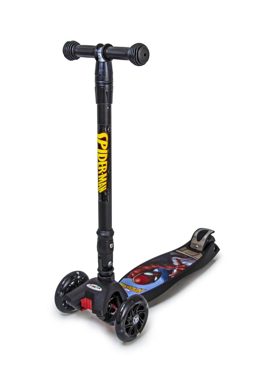 

САМОКАТ MAXI SCOOTER DISNEY Человек Паук + складная ручка