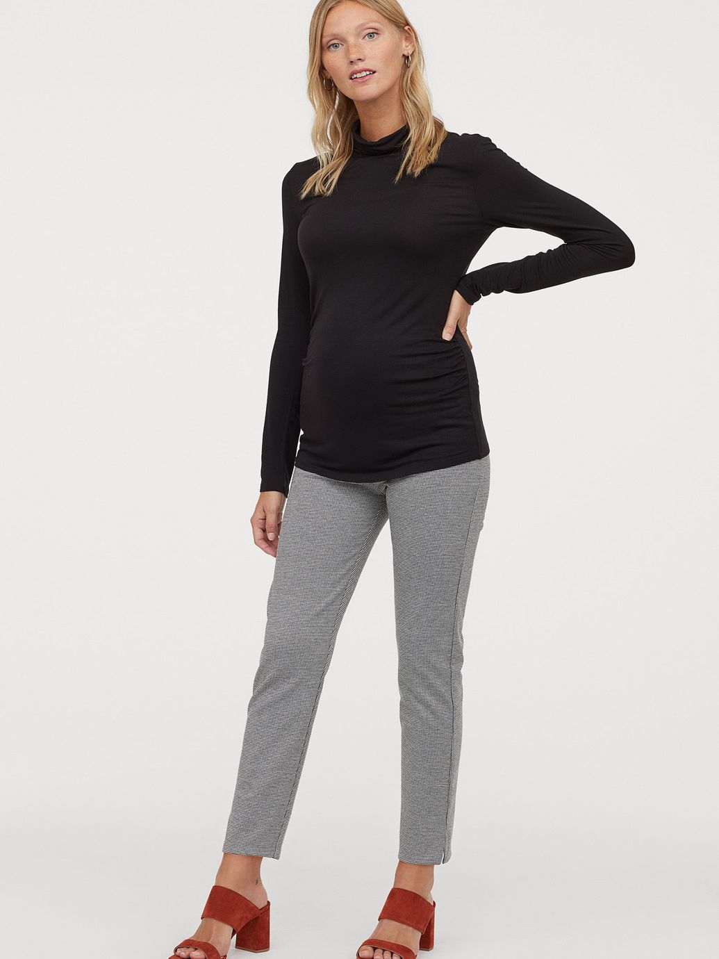 

Брюки для беременных H&M Mama 0804241-0 S Черные (СА2000001629901)