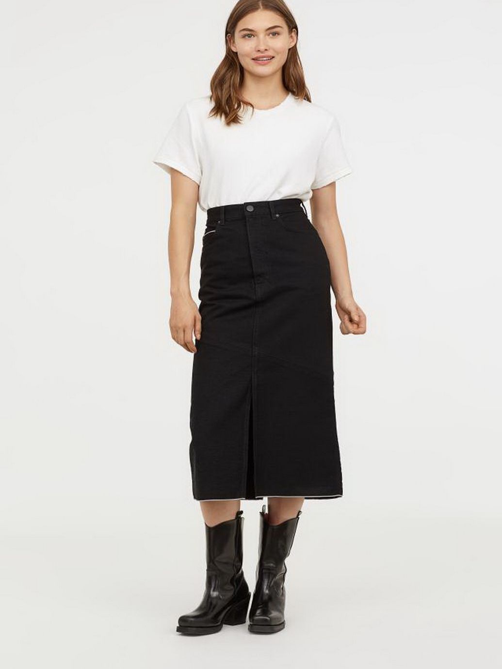

Юбка H&M Studio 0689981-8  Черная (СА2000001631904, Юбка H&M Studio 0689981-8 40 Черная (СА2000001631904)