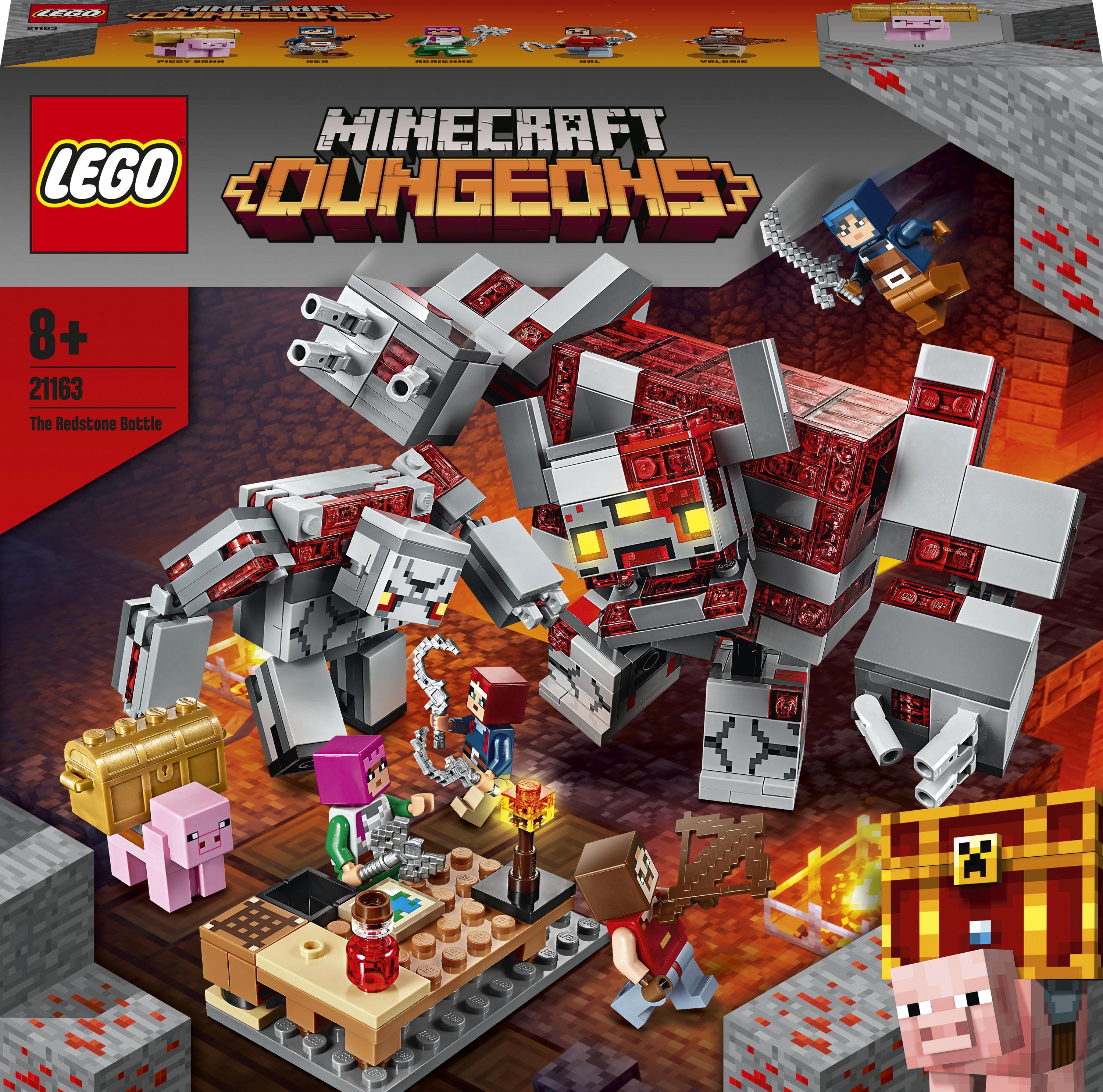 

Конструктор LEGO Minecraft Битва за красную пыль 504 детали (21163)
