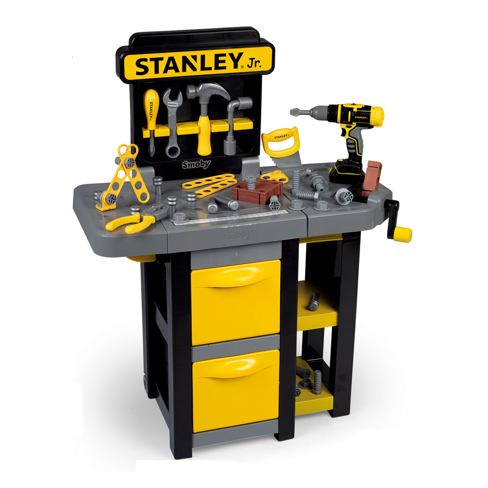 

Игровой набор Smoby Stanley Мобильная мастерская с инструментами 37 аксессуаров 360317
