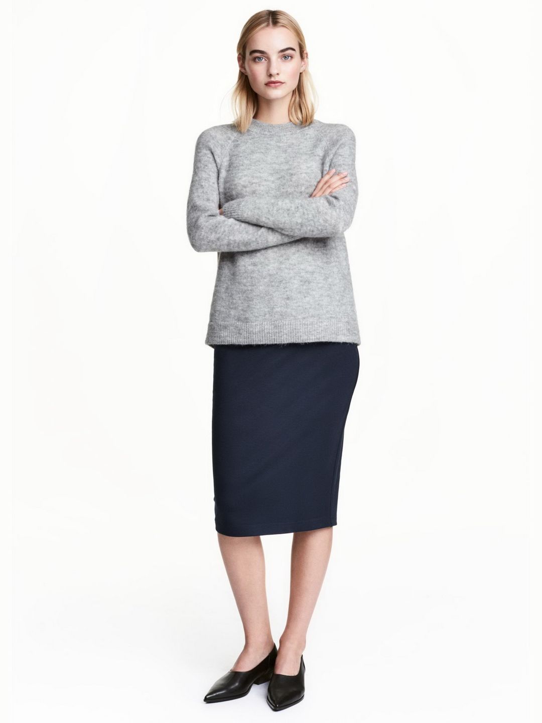 

Юбка H&M 0392575-5 L Синяя (СА2000001651353)