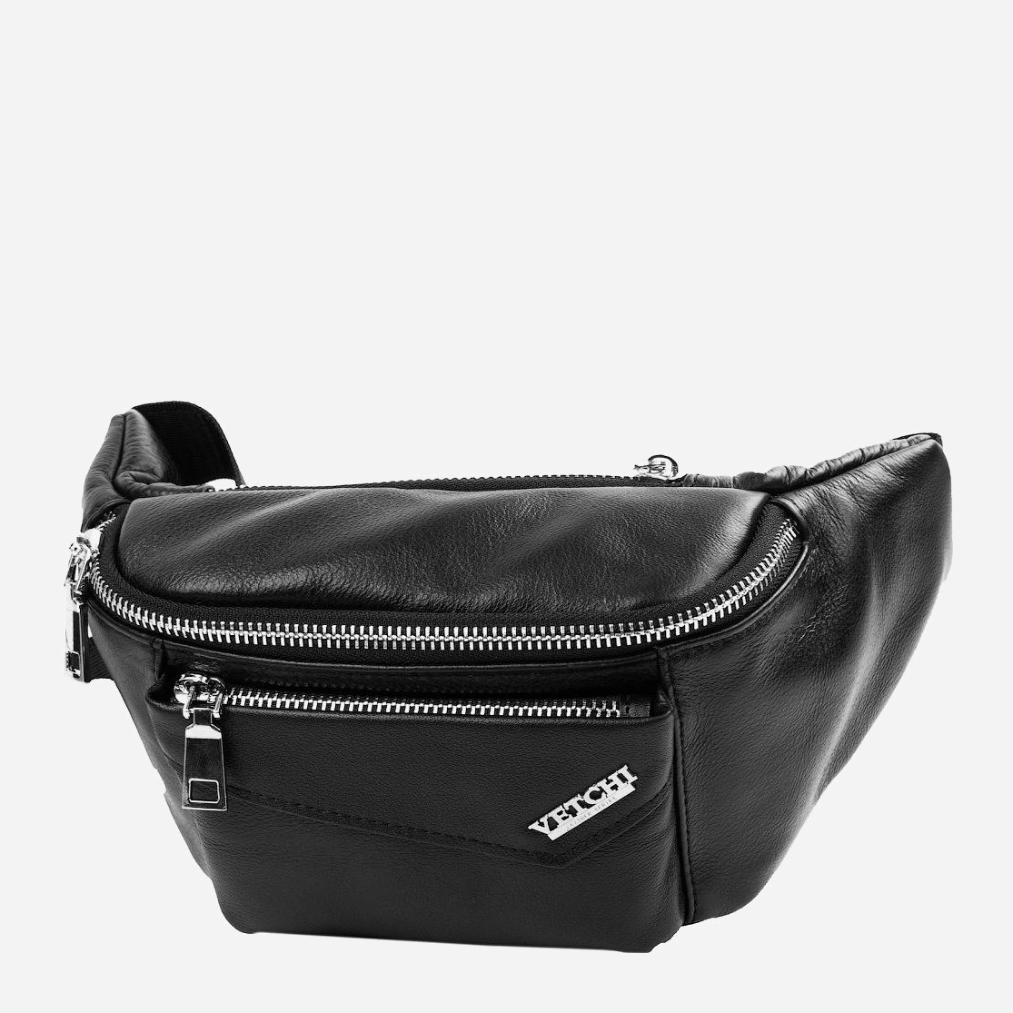 

Женская поясная сумка кожаная Valiria Fashion 3DETBV35011 Черная