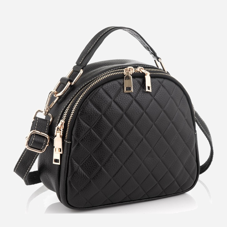 

Женская сумка кожаная Riche NM20-W323A Черная