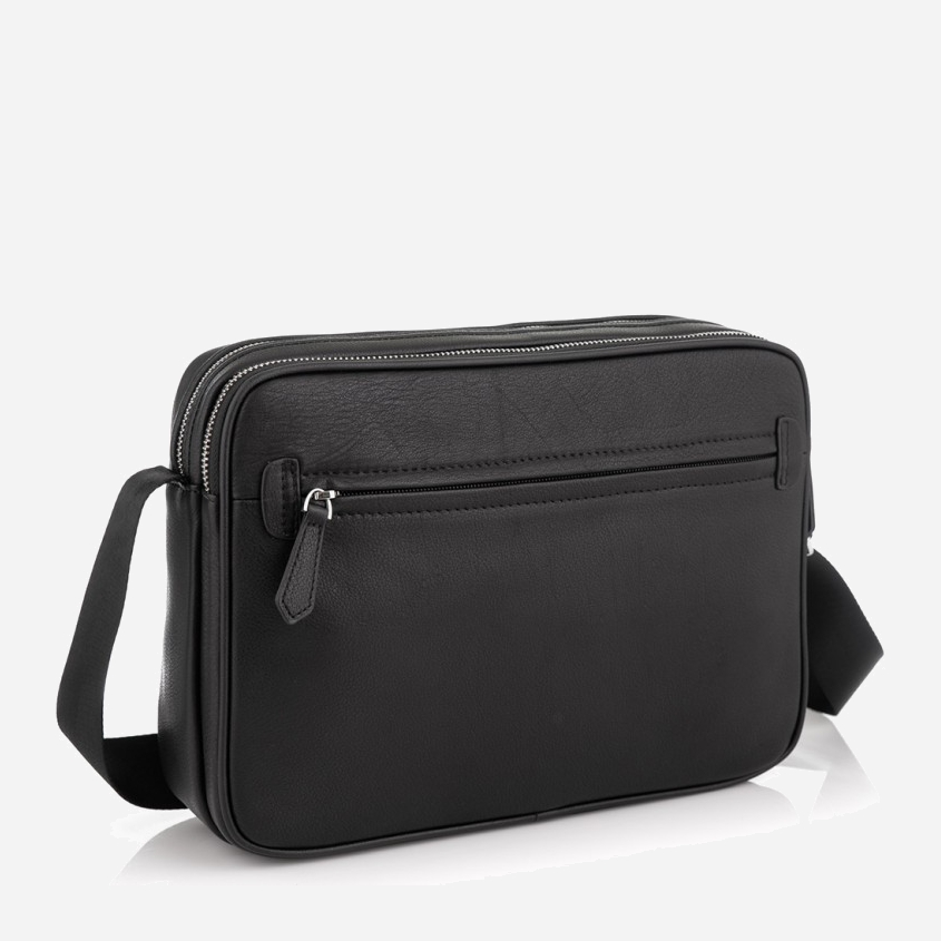 

Мужская сумка кожаная Tiding Bag SM8-018A Черная