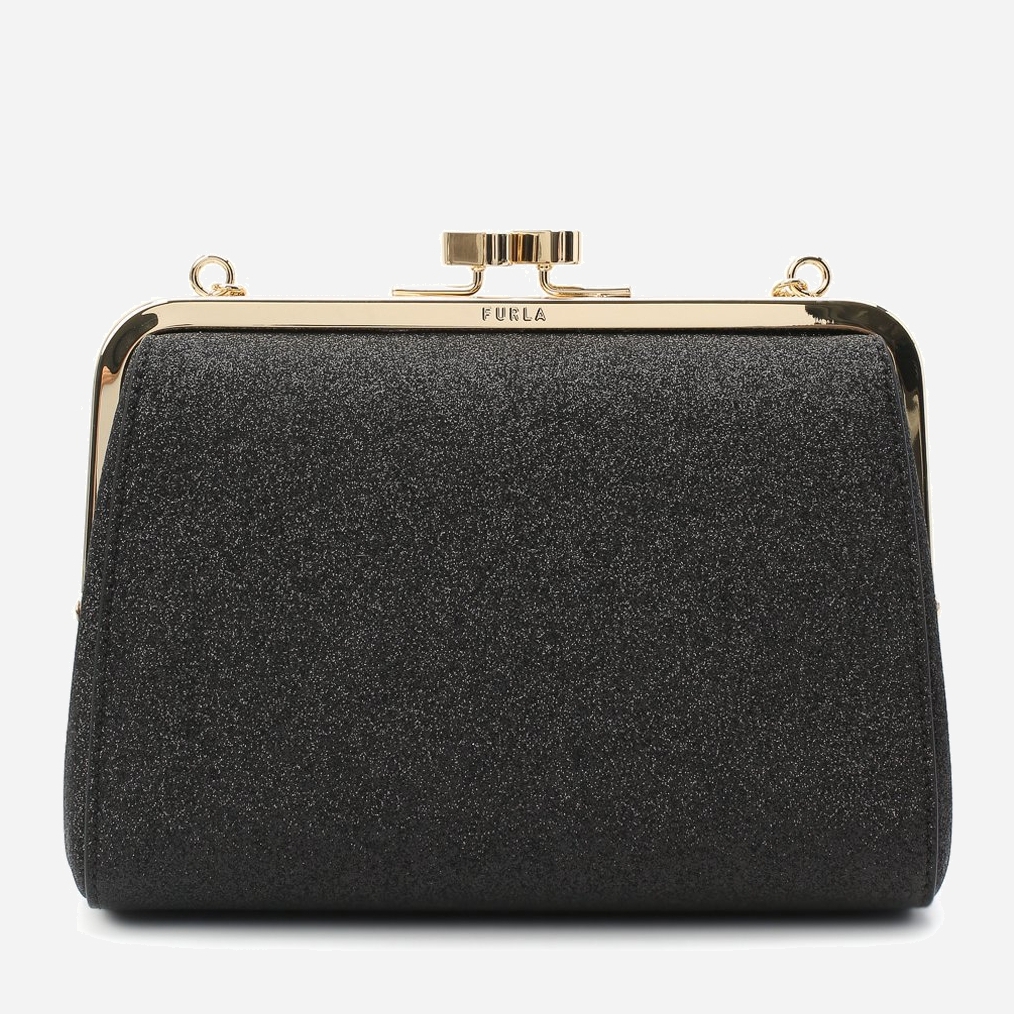 

Сумка женская кожаная Furla Evening Mini Clutch WB00214NPK000O6000 Черная