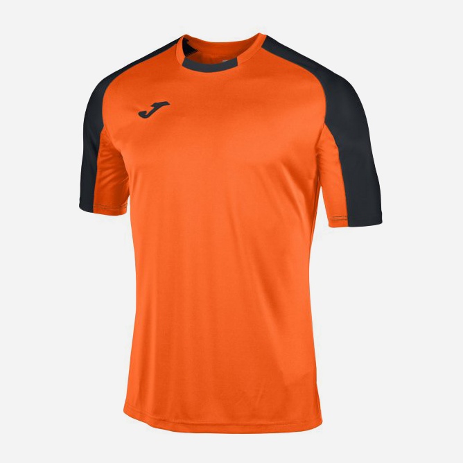 

Футболка спортивная Joma Essential 2XS Оранжево-черная (101105.801_2XS)