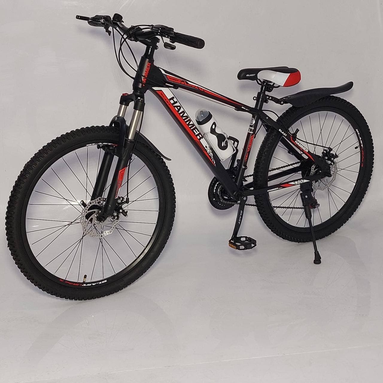 

Горный подростковый Велосипед S300 BLAST-БЛАСТ 24’’ Чёрно-Красный Япония Shimano