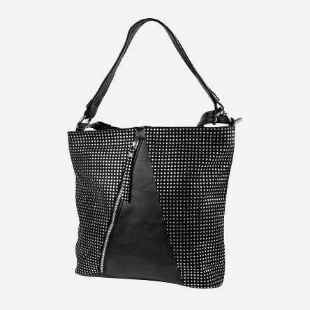 

Женская сумка Laskara LK-10252-black-point Оранжевый