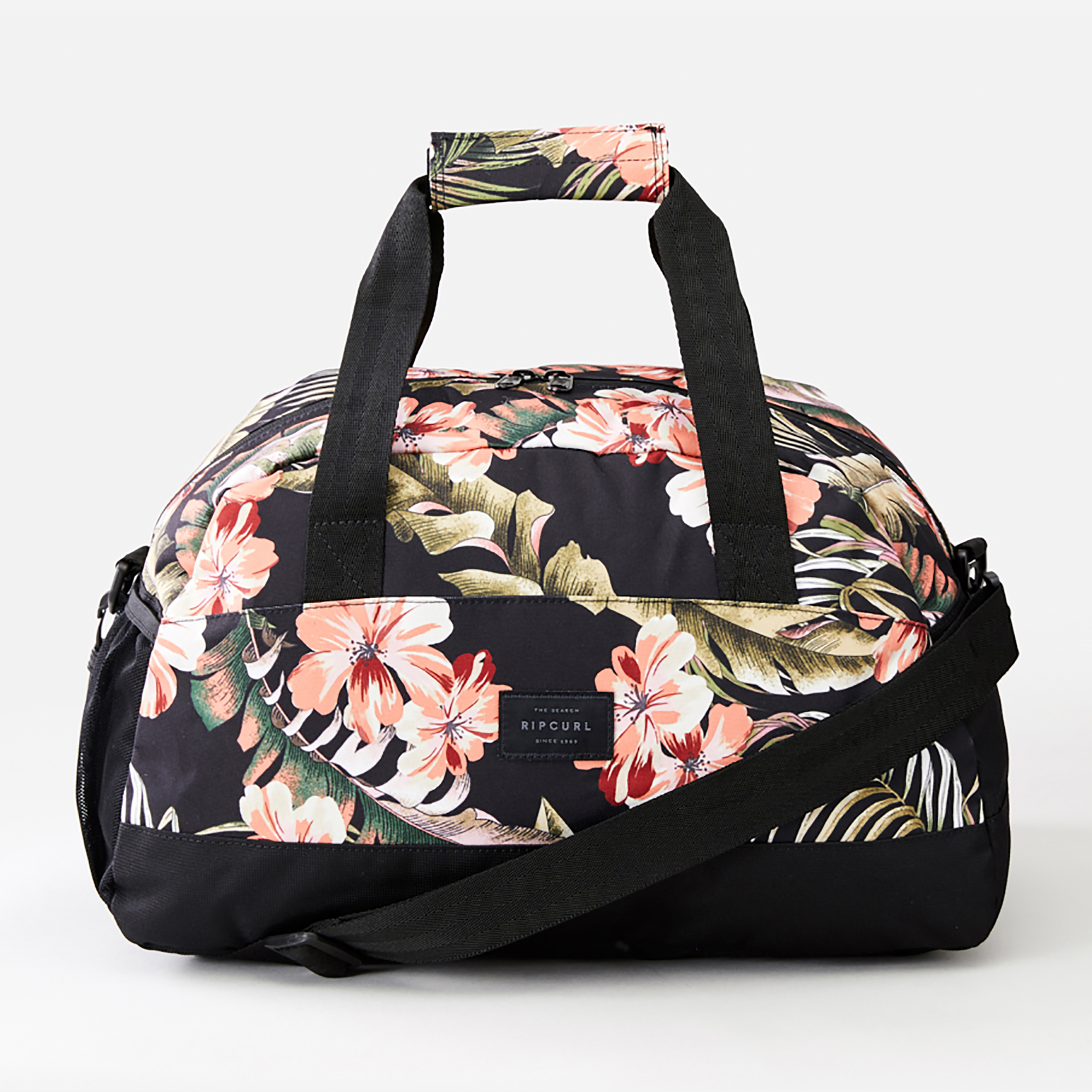 

Женская спортивная сумка Rip Curl Gym Bag 32L Leilani LTRKP1-90 Черно-розовая с зеленым