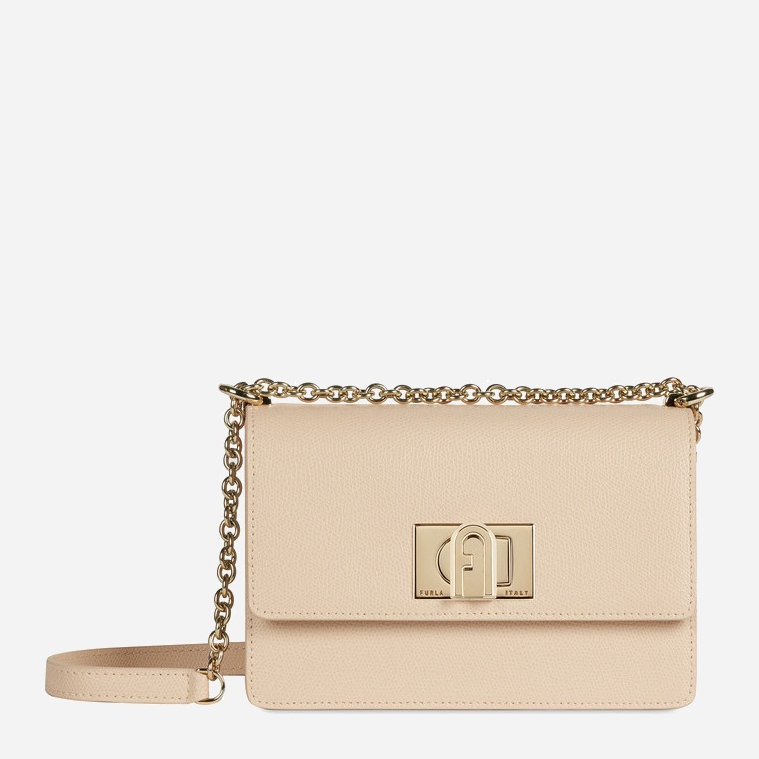 

Сумка женская кожаная Furla 1927 Mini Crossbody 20 - Ares Розовая