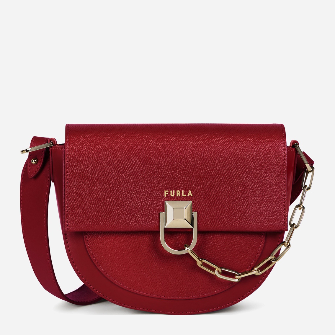 

Сумка женская кожаная Furla Miss Mimi' Mini Crossbody - Ares Красная