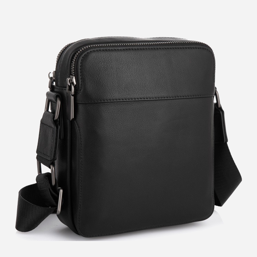 

Мужская сумка кожаная Tiding Bag NA50-1570A Черная