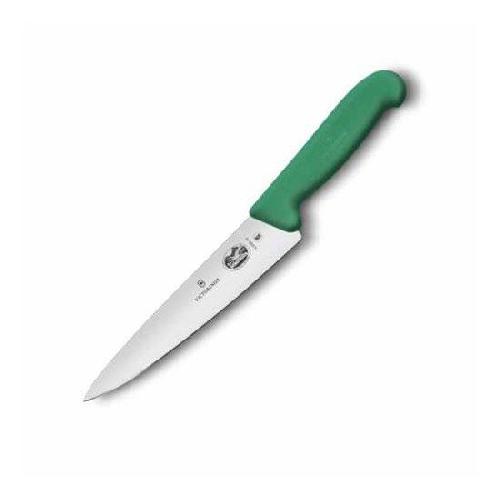 

Ніж кухонний Victorinox Fibrox Carving обробний 19 см зелений
