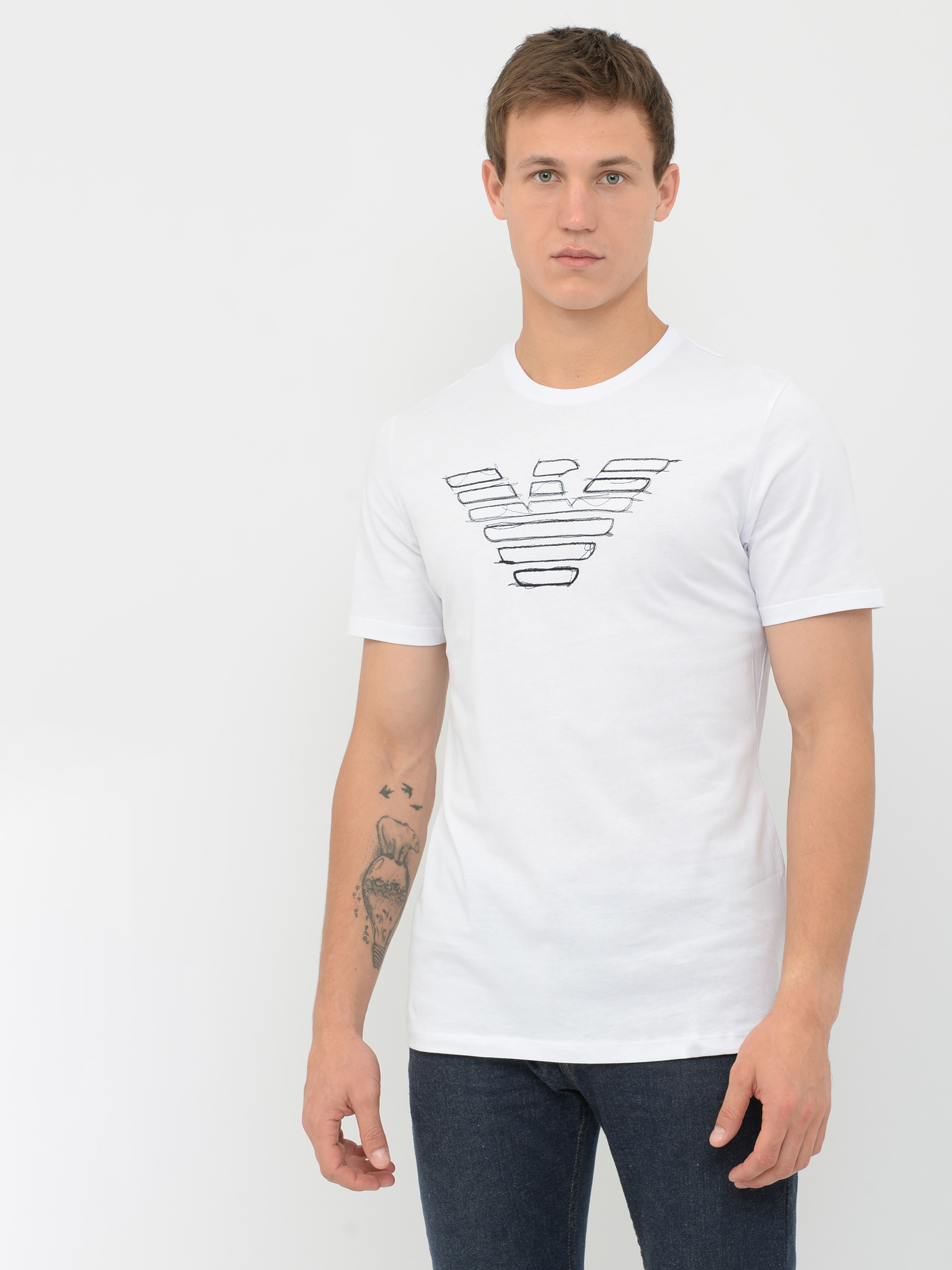 

Футболка Emporio Armani 10294.2  (44) Белая, Футболка Emporio Armani 10294.2 S (44) Белая