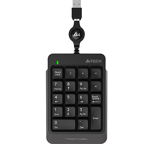 

Клавиатура проводная A4Tech FK13 Grey