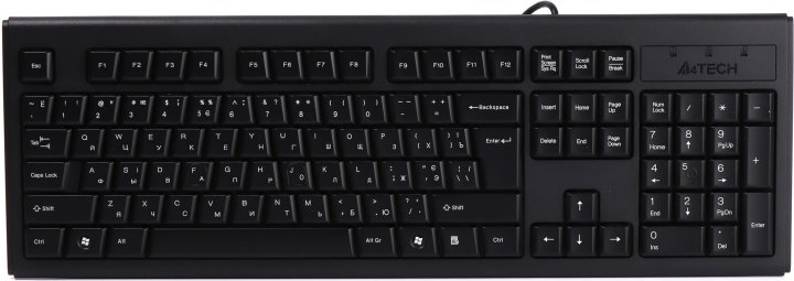 

Клавиатура проводная A4Tech KRS-83 PS/2 Black
