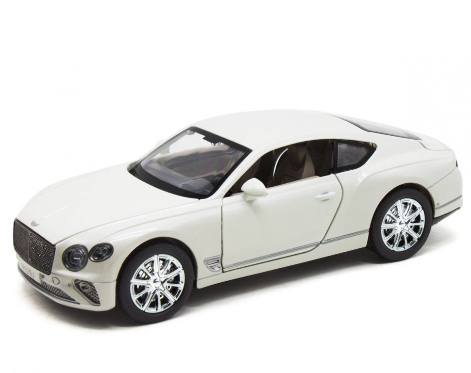 

Коллекционная игрушечная машинка Автосвіт Bentley Continental GT инерционная (Белый ) (AS-2808(White))