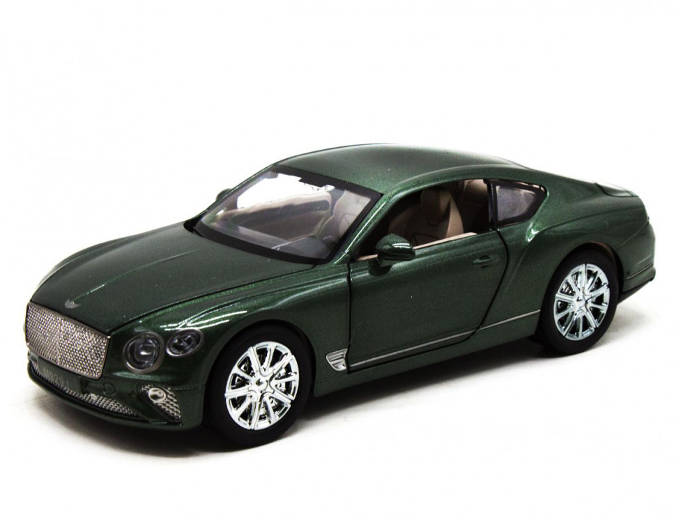 

Коллекционная игрушечная машинка Автосвіт Bentley Continental GT инерционная (Зеленый) (AS-2808(Green))