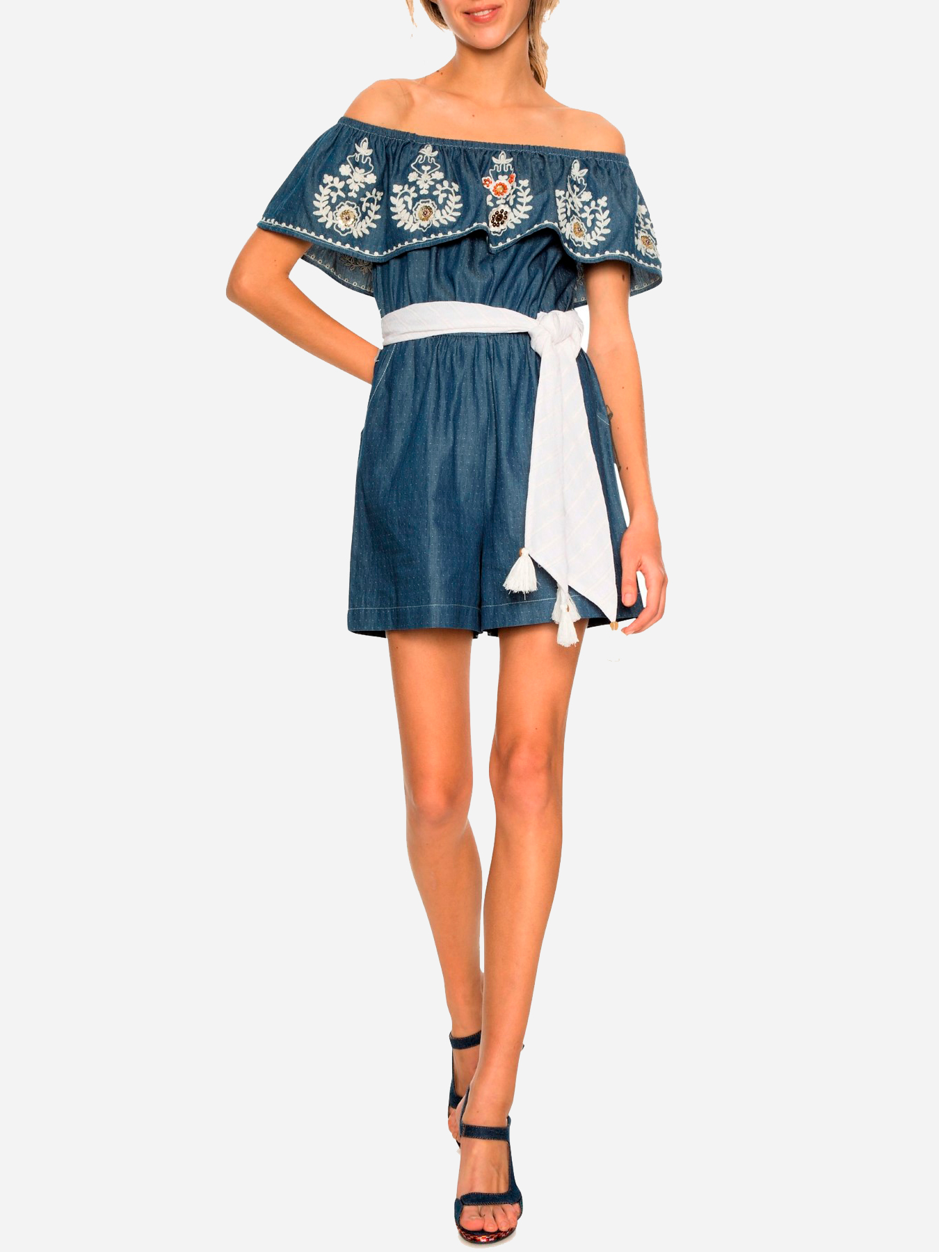 

Комбинезон джинсовый Desigual 18SWDD45-5053 L