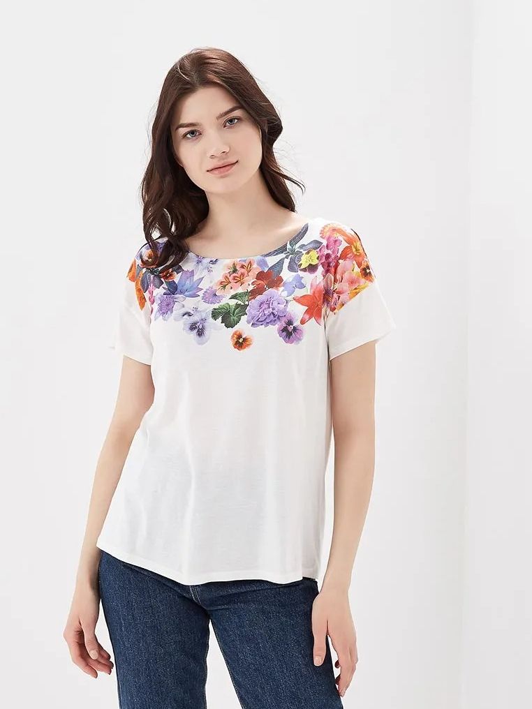 

Футболка Desigual 18SWTKCQ-1000 M