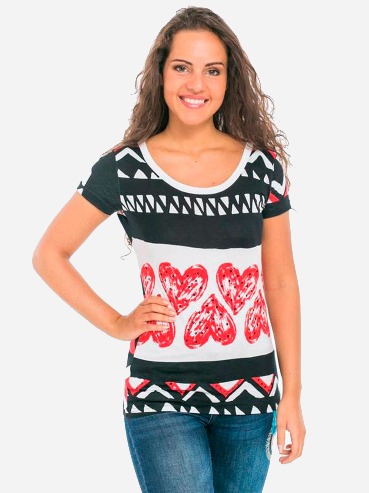

Футболка Desigual 18SWTKZP-1000 XS