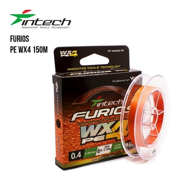 

Шнур плетеный Intech FURIOS PE WX4 150m (0.8 (12lb / 5.45kg))