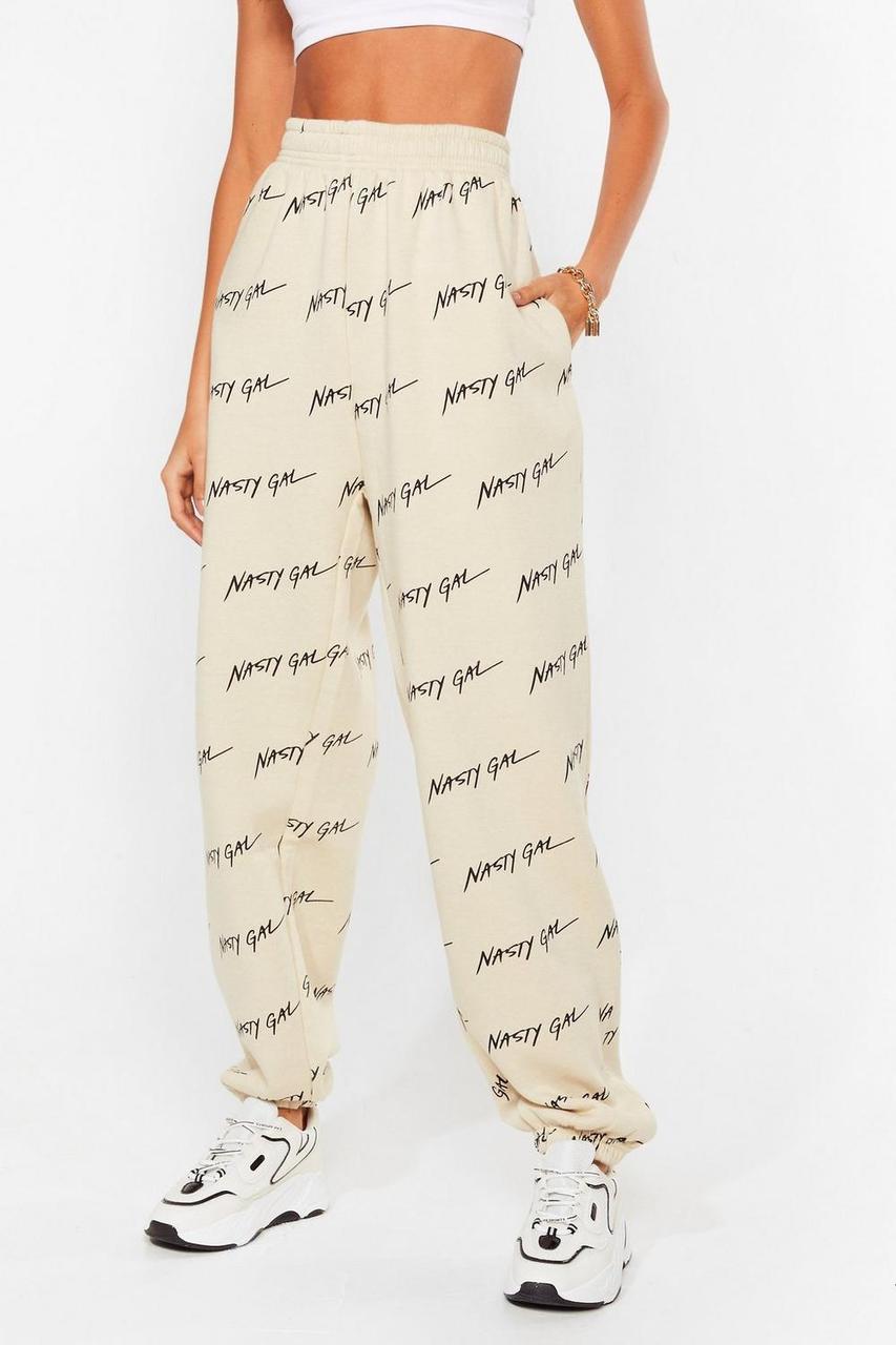 

Штаны Nasty Gal джоггеры XL бежевые (AGG46361-161-36)