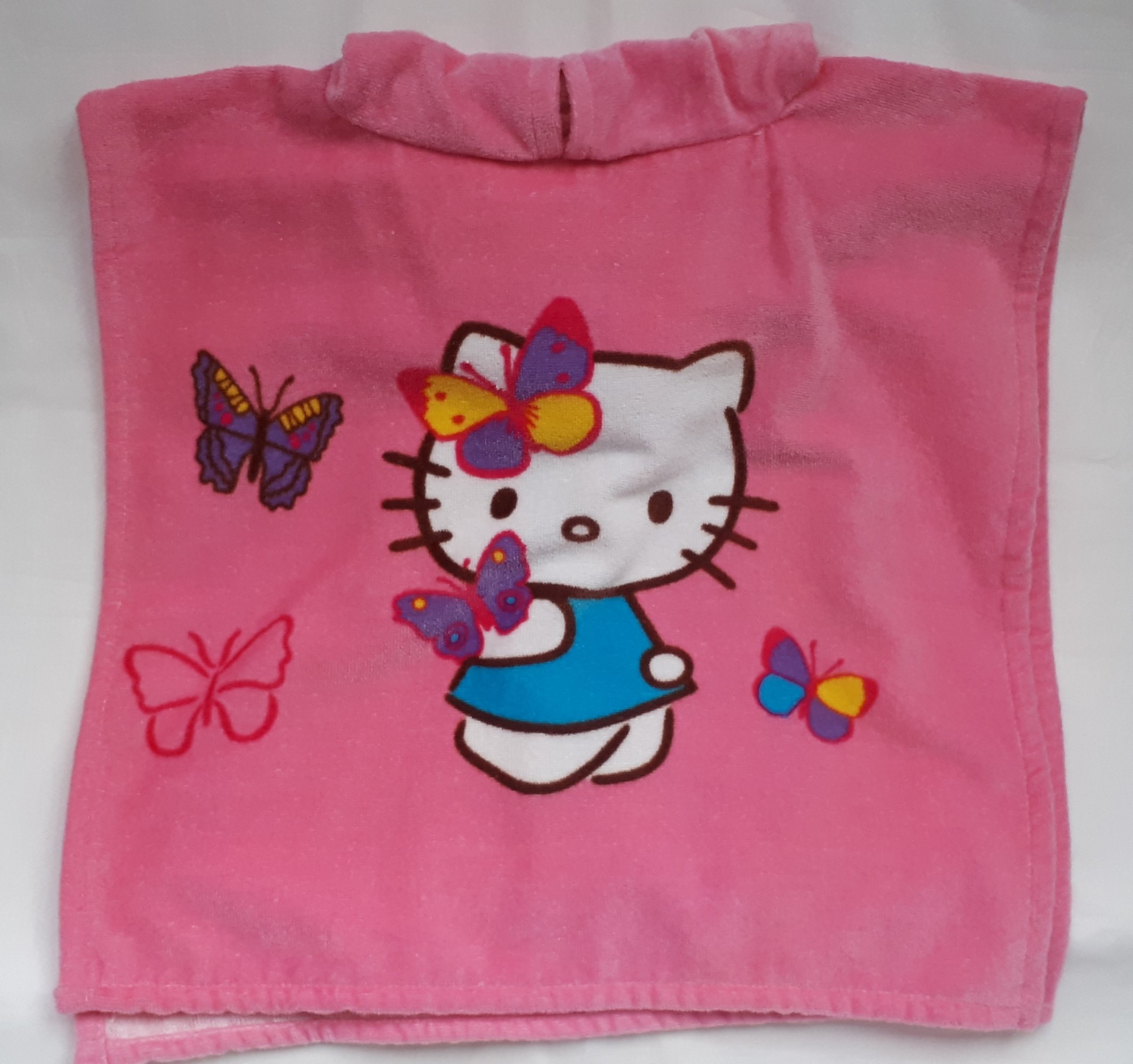 

Пончо-полотенце пляжное Hello Kitty 55*55 см розовый