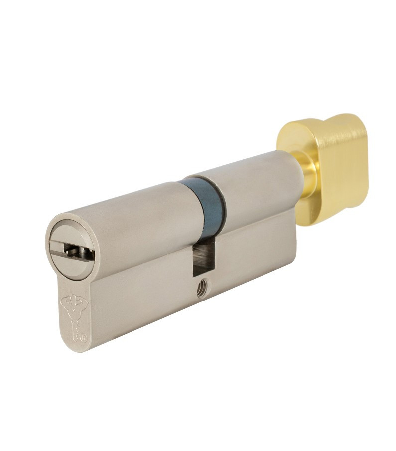 

Цилиндр MUL-T-LOCK INTEGRATOR 76 мм (43Тx33) ключ-тумблер Матовое золото