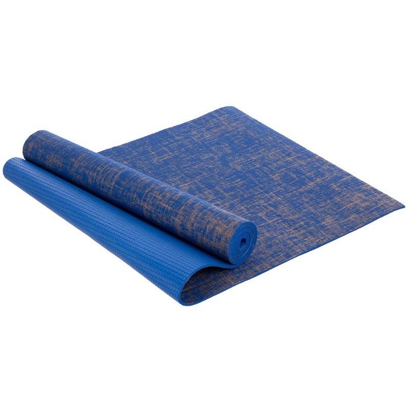

Коврик для йоги Джутовый (Yoga mat) 6мм FI-2441 (размер 1,85мx0,62мx6мм, джут, цвета в ассортименте) / синий