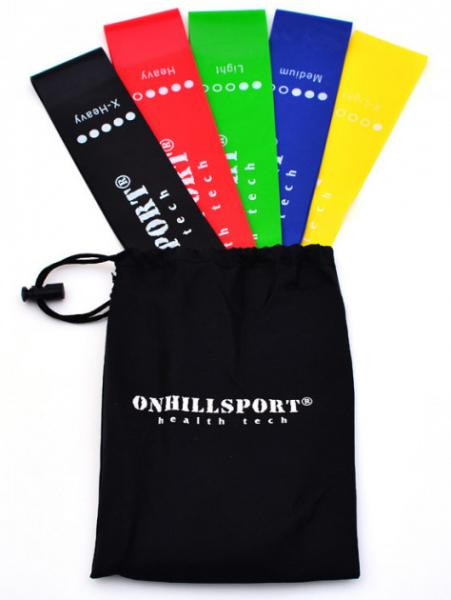 

Набор эспандеров для фитнеса Mini Bands Onhillport 5 в 1 (ES-1001)