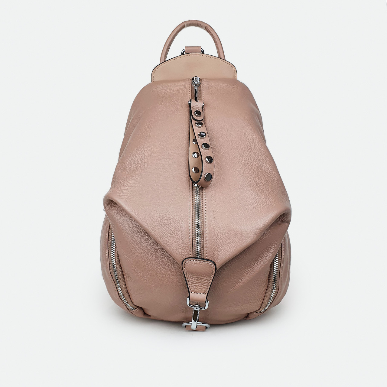 

Модный рюкзак женский кожаный розовый большой, Fashion, 2559р