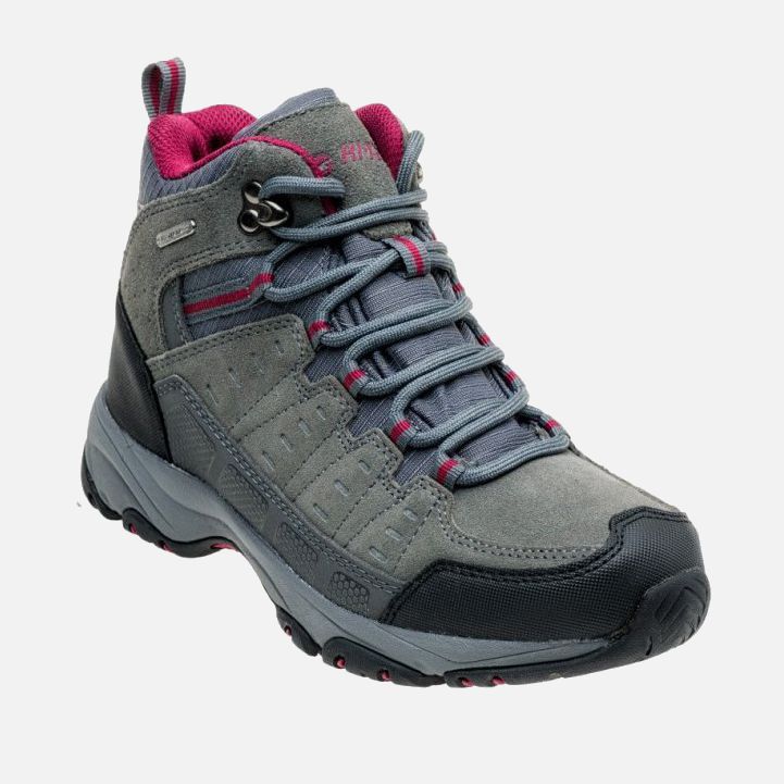 

Ботинки детские Hi-Tec Lasado Mid Wp 36 Wos-Grey/Blk/Fuc