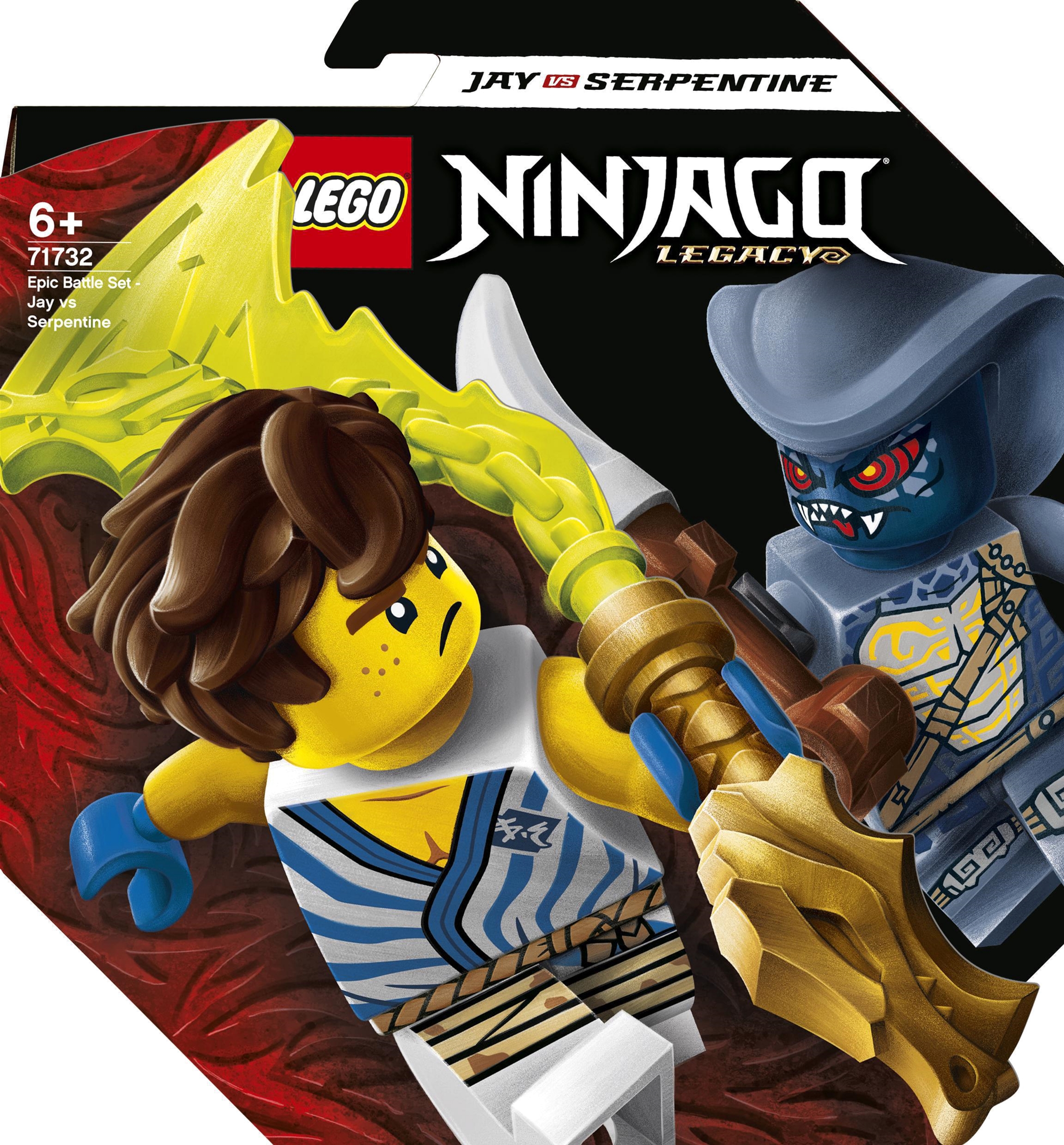 

Конструктор LEGO Ninjago Грандиозная битва: Джей против воина-серпентина 69 деталей (71732)