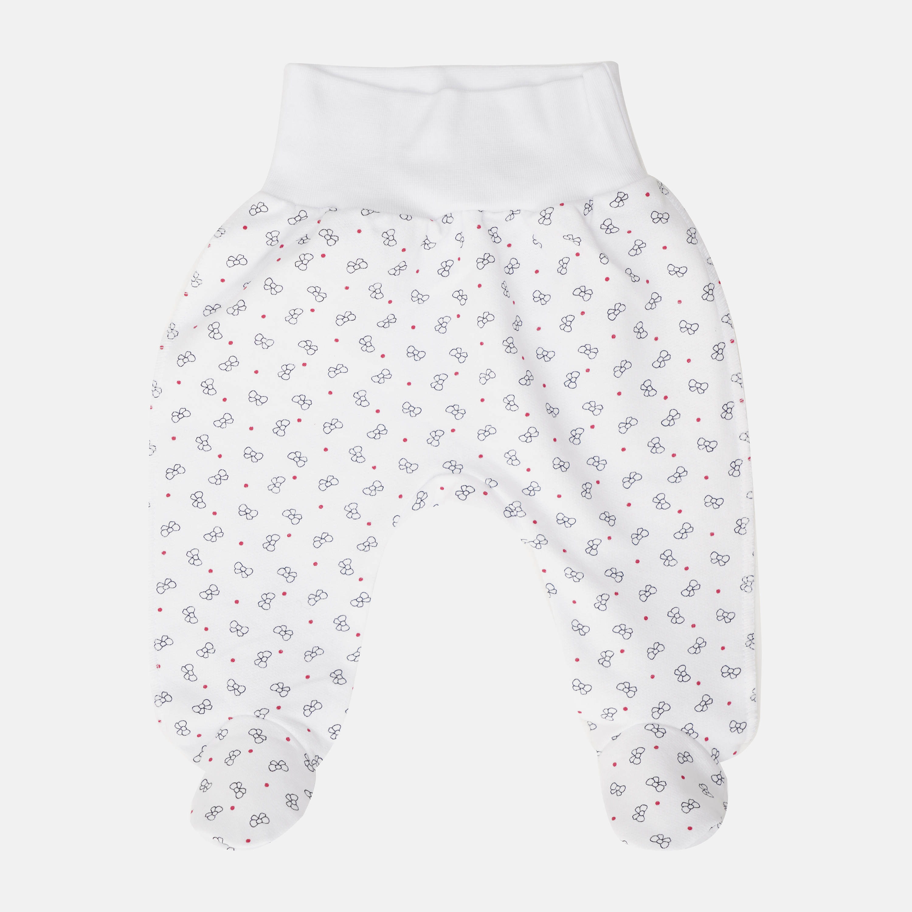

Ползунки утепленные Garden Baby Бантики 2 14155-07 56 см Белые