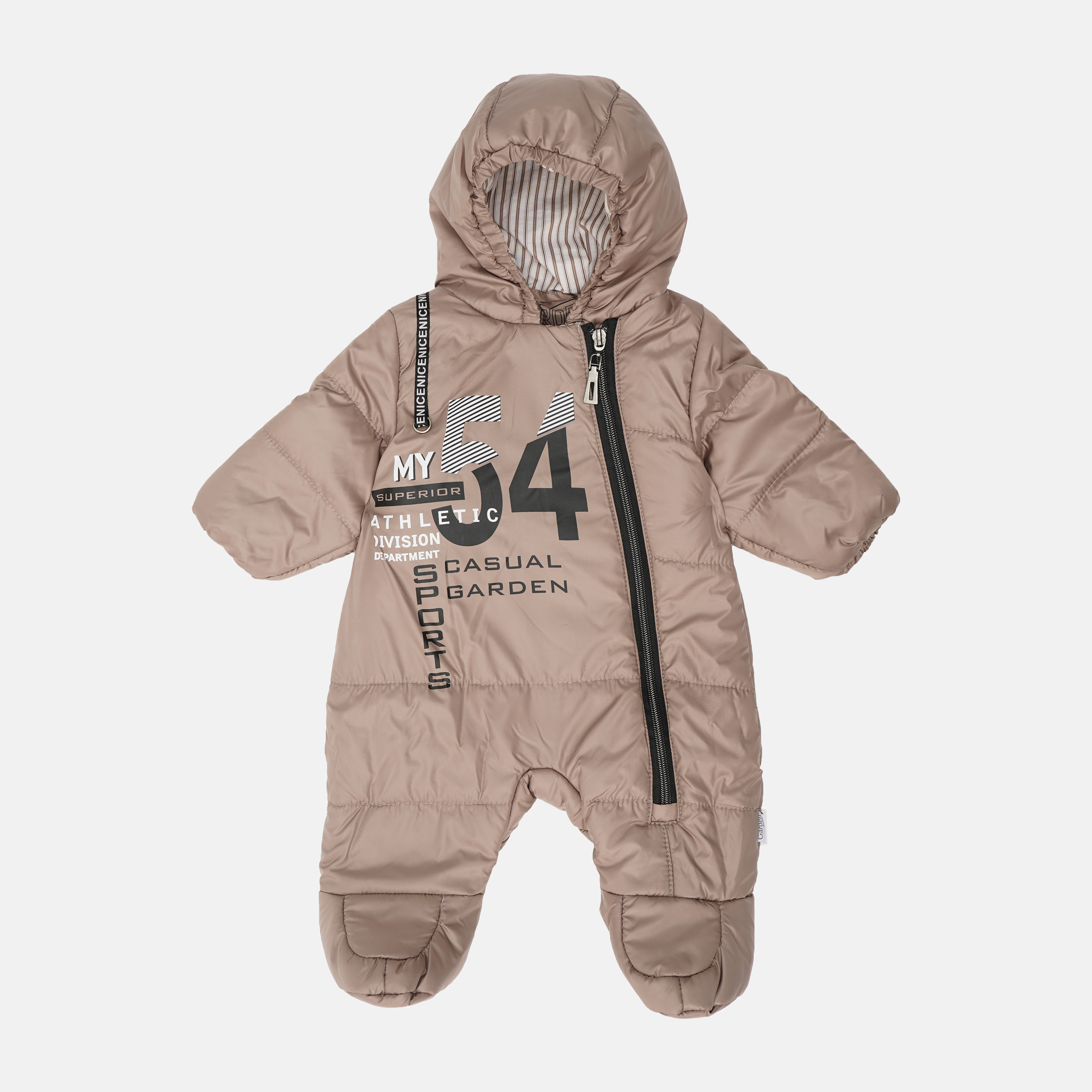 

Демисезонный комбинезон Garden Baby 101028-36/32 62 см Серо-бежевый (4821010283230)