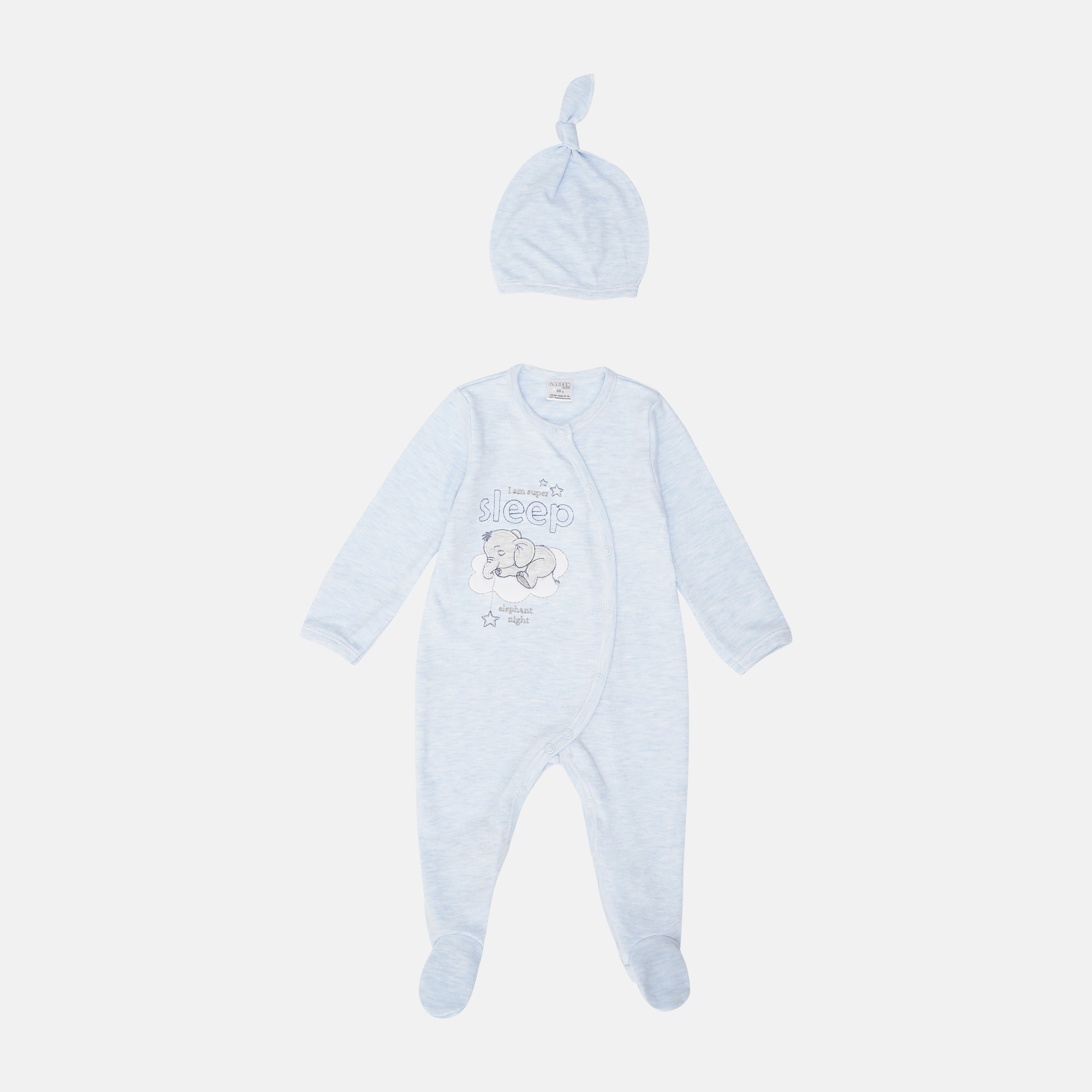 

Человечек + шапочка Garden Baby 29241-02 68 см Голубой