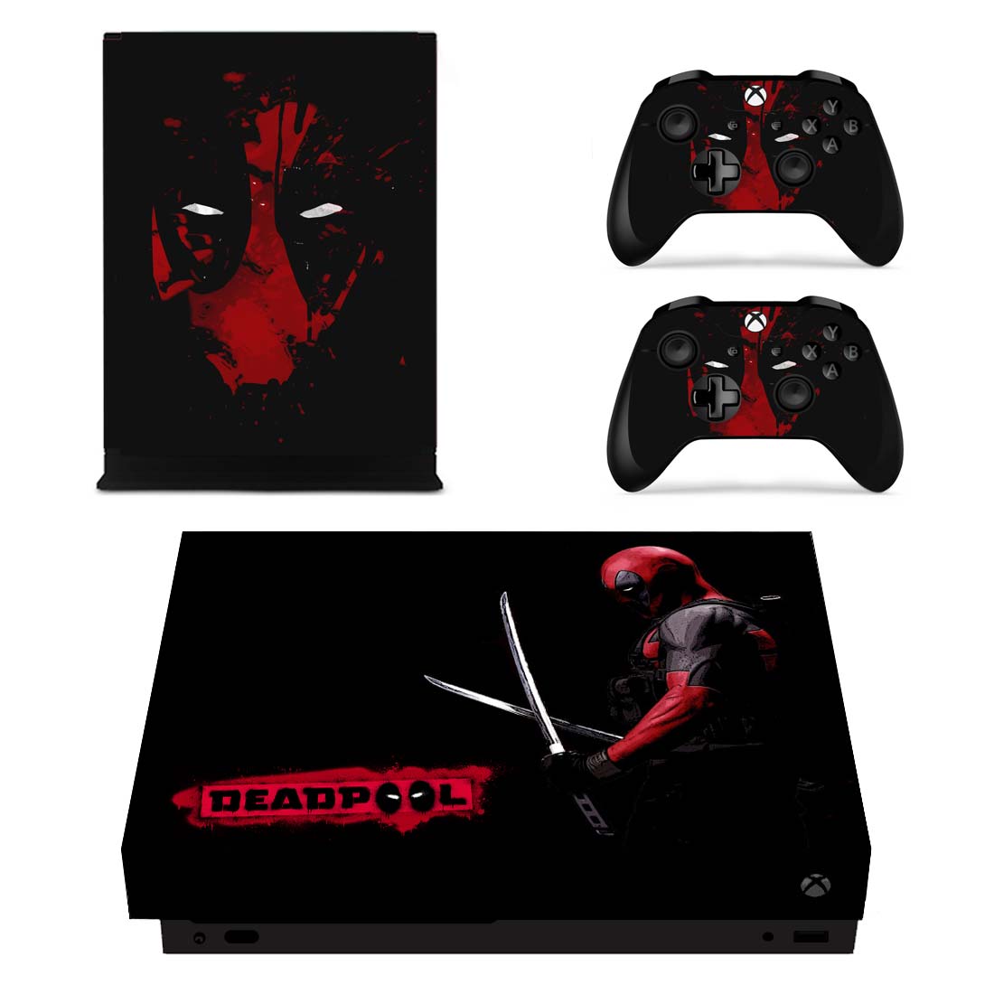 

Виниловые наклейки на Xbox One X и Gamepad Deadpool Custom Skin Playsole Vinyls (PV4021)