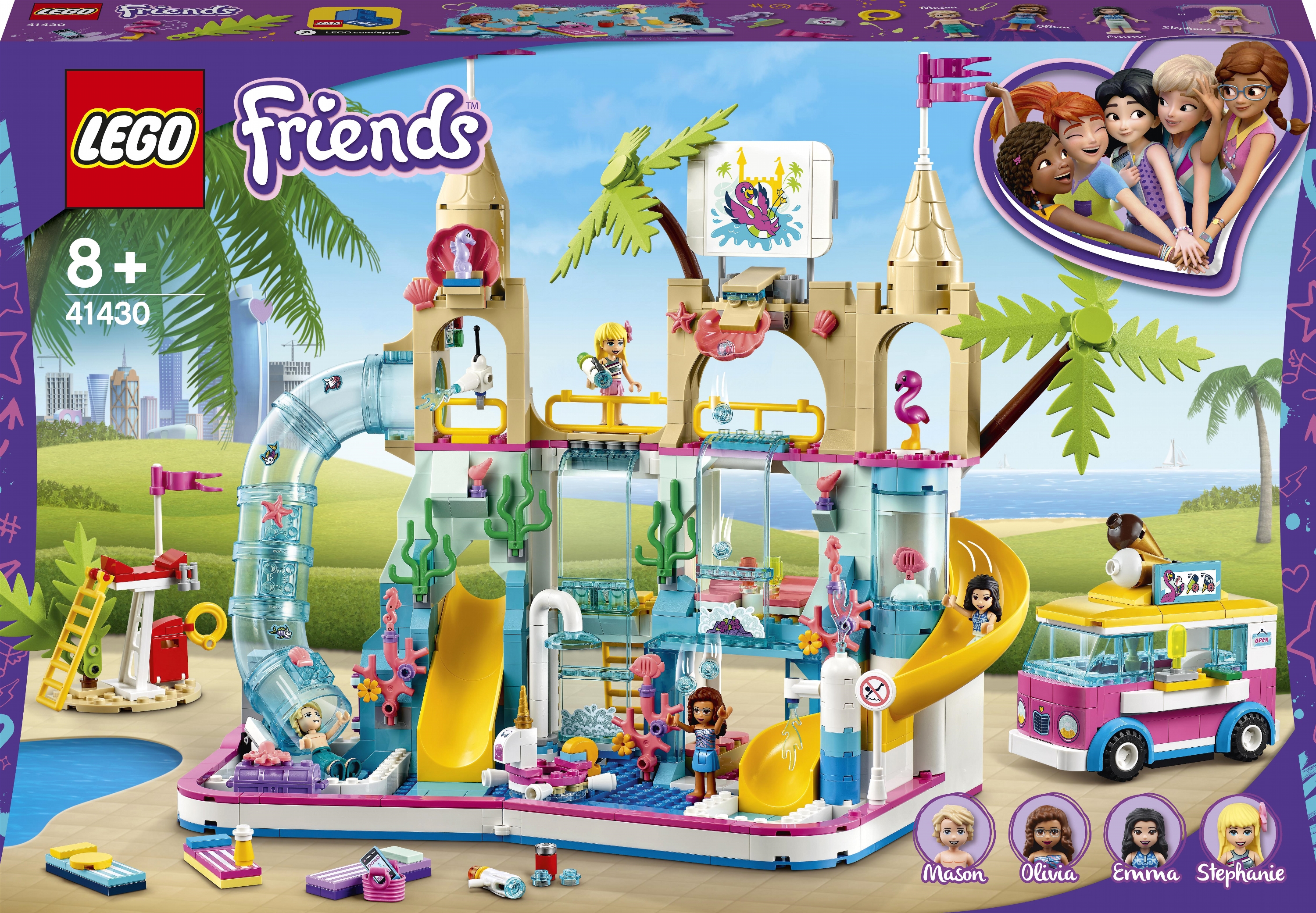 

Конструктор LEGO Friends Летний аквапарк 1001 деталь (41430)