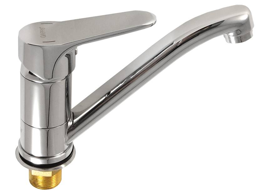 

Смеситель для кухни Gappo Vantto короткий гусак хром G4536