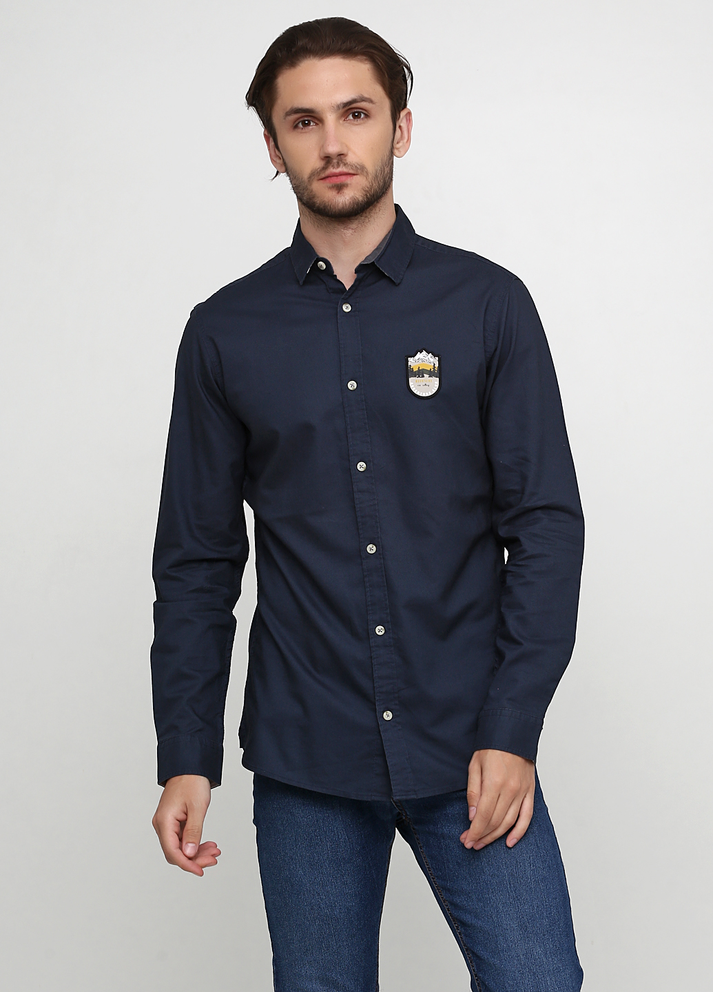 

Рубашка Produkt 12165445-NAVY BLAZER  синий, Рубашка Produkt 12165445-NAVY BLAZER M синий