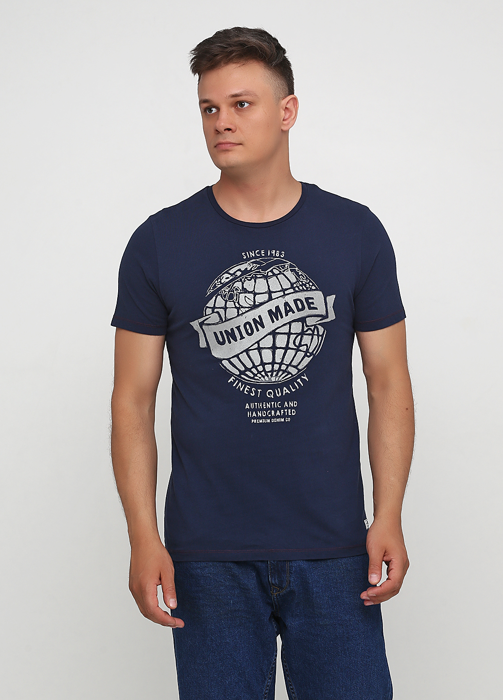 

Футболка JACK&JONES 12160380-NAVY BLAZER L синий