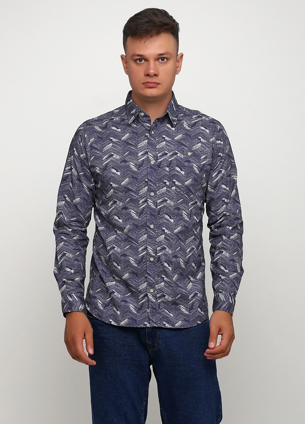 

Рубашка JACK&JONES 12158350-NAVY BLAZER L синий