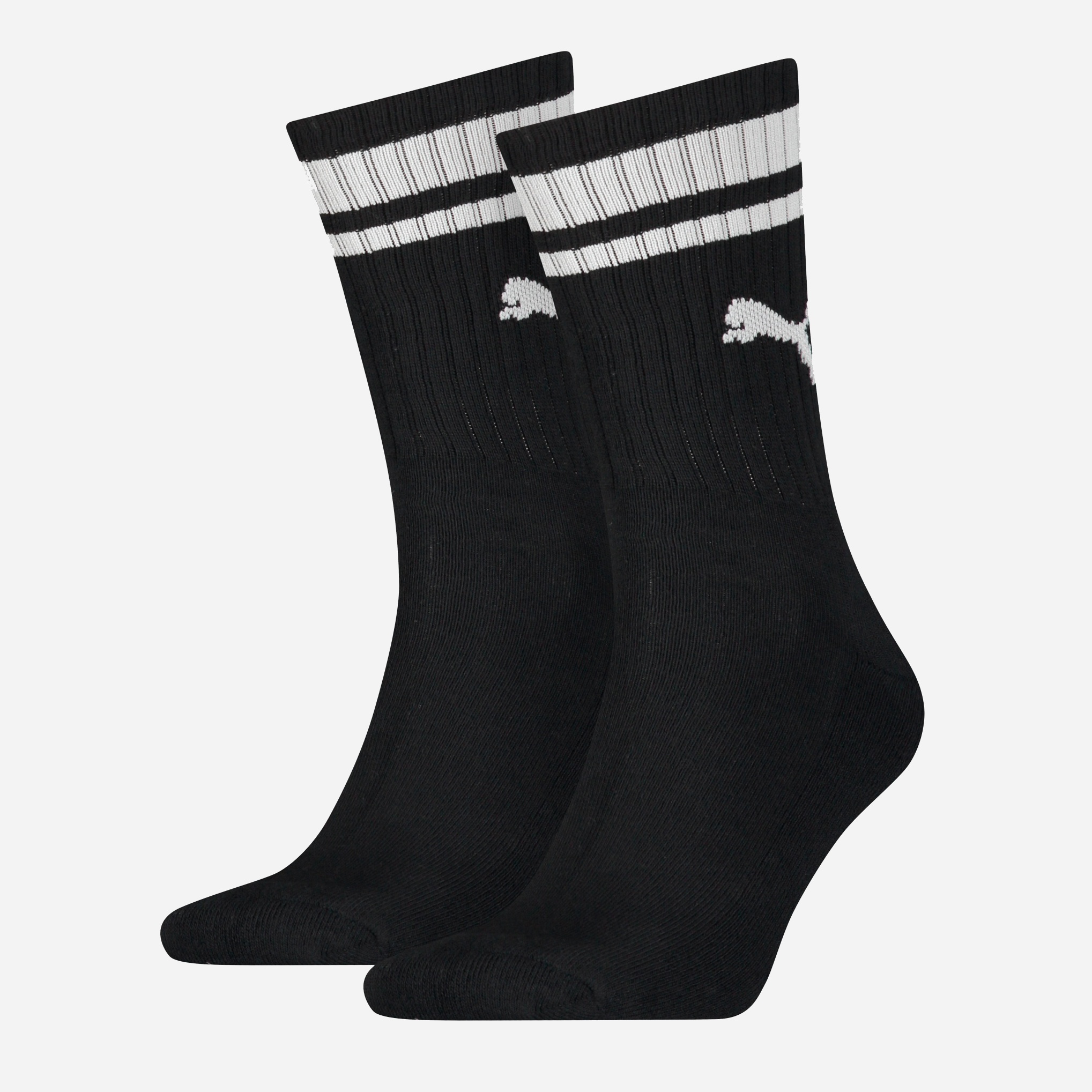 

Носки Puma Crew Heritage Stripe 2P 90794401 / 2 пары Black, Носки Puma Crew Heritage Stripe 2P 90794401 39/42 2 пары Black